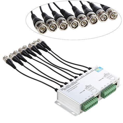 8CH HD CVI TVI AHD Passive UTP Vídeo Balun Para CCTV Camera BNC CAT5