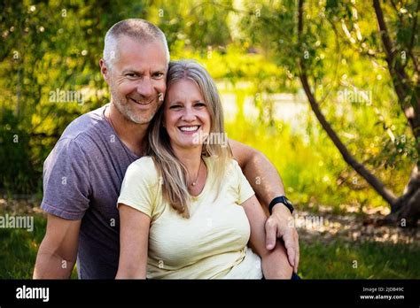 Two Mature Couples Sitting In Hi Res Stock Photography And Images Alamy
