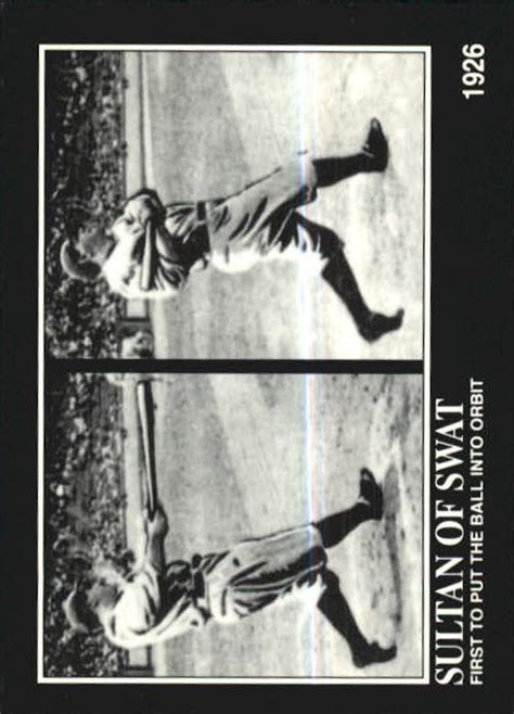 Megacards Babe Ruth Babe Ruth Sultan Of Swat R Nm Mt