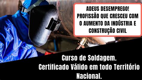 Curso De Soldagem Certificado Profissional MAXIMA CURSOS