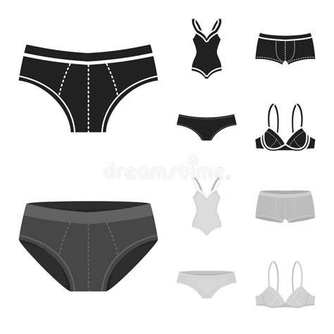 Vector Illustration Of Bikini And Fashion Logo Collection Of Bikini