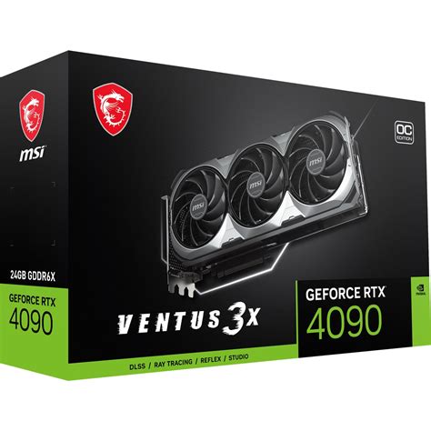 24gb Msi Geforce Rtx 4090 Ventus 3x Oc Aktiv Pcie 4 0 X16 Retail Mindfactory De