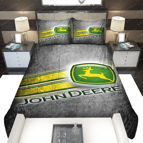 John Deere Logo Bedding Sets Bed Sets Duvet Cover And Pillow For Bedroom