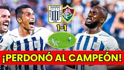 ALIANZA LIMA SACÓ UN PUNTO DE ORO CON SABOR AMARGO ANTE EL CAMPEÓN DE