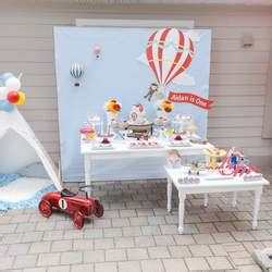 Hot Air Balloon Inspired Birthday Birthday Hot Air Balloon 1st