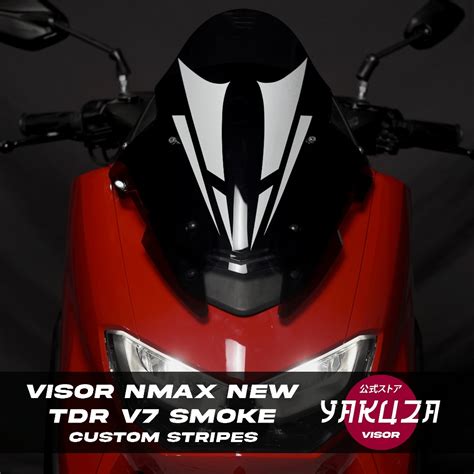 Jual VISOR WINDSHIELD NMAX N MAX NEW BARU CUSTOM STRIPES TDR V5 V6 V7