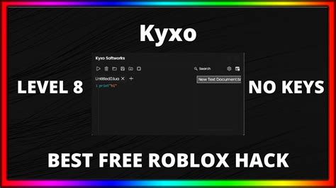 Kyxo Amazing Roblox Hack Level No Keys Owl Hub Any Game