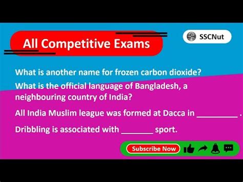 Gk Questions For Competitive Exams Gk Mcq Important