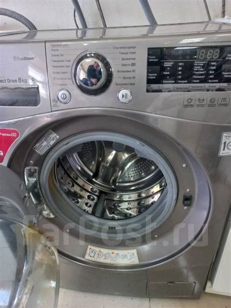 Продам стиральную машину LG 8кг большой барабан, LG, 8,0 кг, б/у, в ...