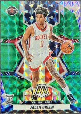 Jalen Green Green 259 Prices Rookie 2021 Panini Mosaic