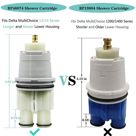 Valve Cartridge Assembly Rp46074 Shower Valve Cartridge Assembly Compatible For Delta Shower And