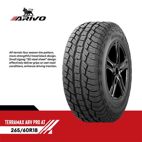 ARIVO TIRES TERRAMAX ARV PRO A/T 265/60/18 | Lazada PH