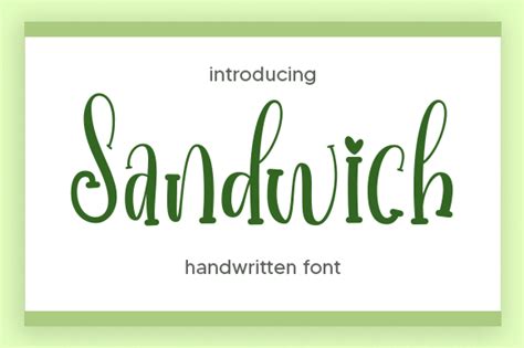 Sandwich Font