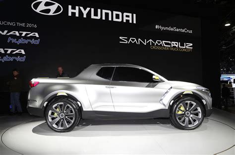 Hyundai Santa Cruz Crossover Truck Unveiled At Detroit Motor Show Autocar