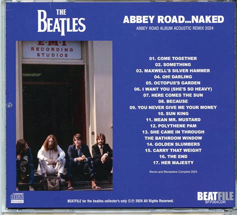 The Beatles Abbey Road Naked BEATFILE Abbey Road Album Acoustic Remix Lost