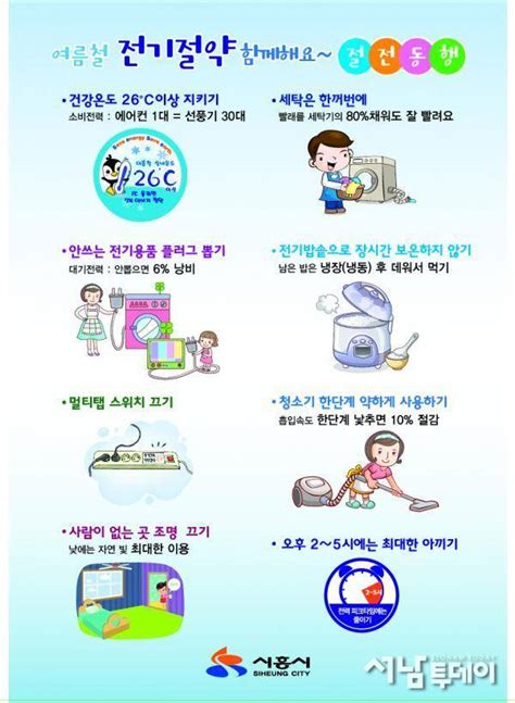 시흥시 여름철 에너지절약 대책 추진