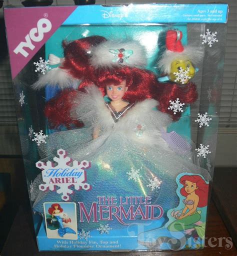 Disney Tyco Little Mermaid Holiday Ariel Doll Toy Sisters