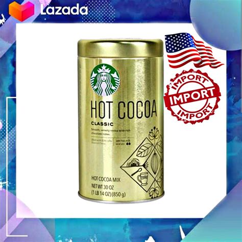 Starbuck Hot Cocoa Classic โกโกรอนชนดผง นำเขาจากอเมรกา กรม พรอมสง Lazada co th