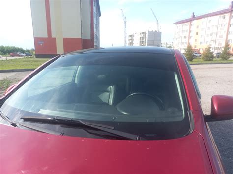 Полоса на лобовое стекло — Nissan Qashqai (1G), 2 л, 2010 года ...