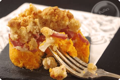 Crumble De Courge Butternut Au Parmesan Bacon Et Oignons Bulles De