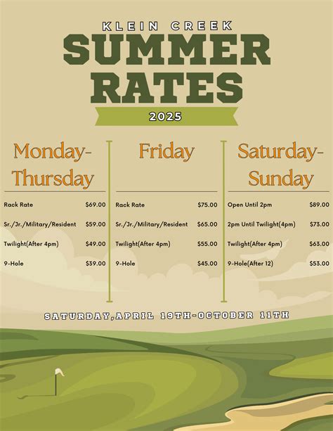 klein creek golf club 5