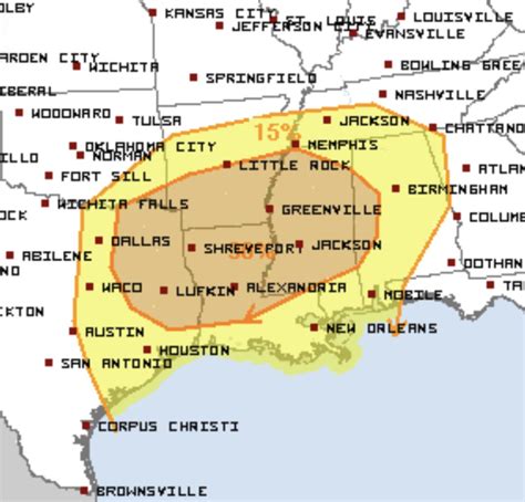 Treyce Jones On Twitter Spc In Regards To Thursday’s Severe Weather Threat “a Regional