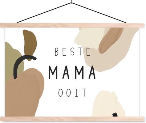 Posterhanger Incl Poster Schoolplaat Spreuken Beste Mama Ooit