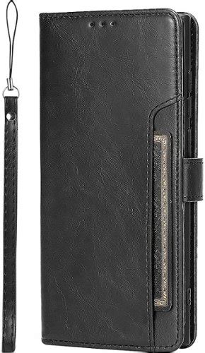 Saharacase Genuine Leather Folio Wallet Case For Samsung Galaxy S