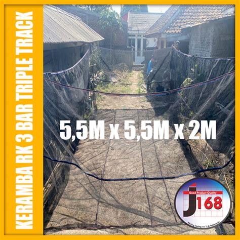 KERAMBA IKAN SUPER KUAT JARING WARING RK 3 BAR TRIPLE TRACK UKURAN