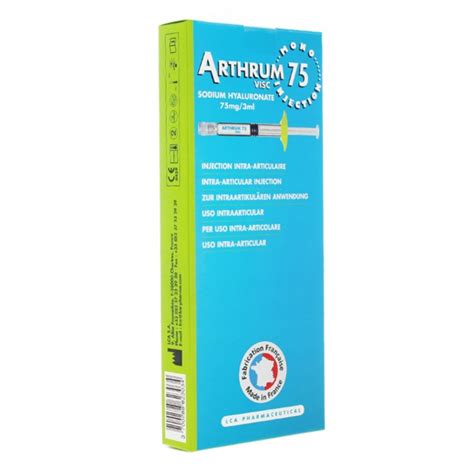 Arthrum 75mg3ml Solution Acide Hyaluronique Arthrose Du Genou