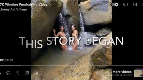 Begins With Naked Girls Bathing In A Waterfall Ytboob