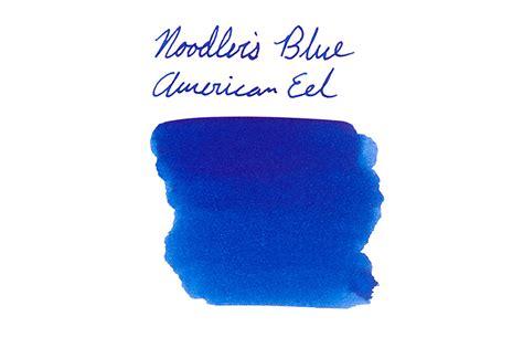 Noodlers Blue Eel Ink Sample The Goulet Pen Company