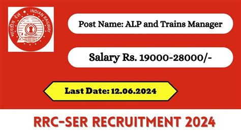 Rrc Ser Recruitment New Opportunity Out Check Post Age