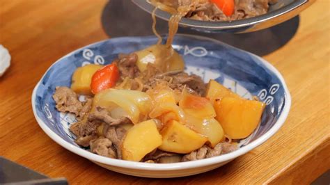 Nikujaga Recipe (Beef and Potatoes Stewed in Savory Soy Sauce Based ...