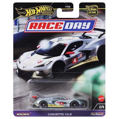 Jual Hot Wheels Premium Race Day Corvette C R Shopee Indonesia