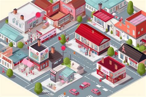 School Map With Classroom Locations Premium Ai Generated Image