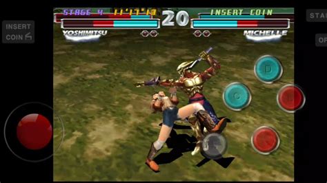 Tekken Tag Tournament Arcade Yoshimitsu Sword Bash Throw On Michelle