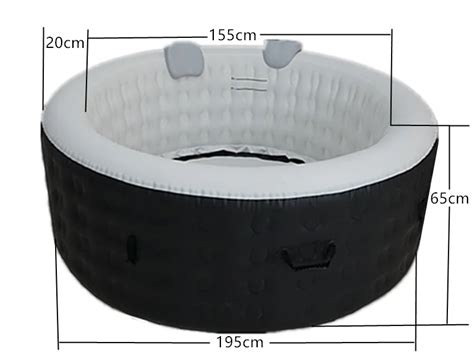Japanese Inflatable Hot Tub Outdoor Massage Spa Bathtub