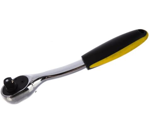 Трещотка с изогнутой резиновой ручкой ЭВРИКА 3/8 72-зубцовая ER-53872 ...