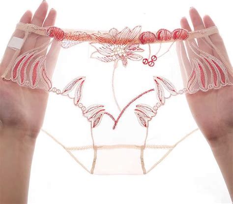 Transparante Dames Slip Met Bloemen Kant Elegant En Stijlvol Lingerie Bol