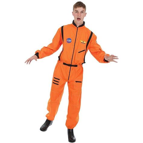 Orion Costumes Mens Orange Astronaut Costume Standard Astronaut