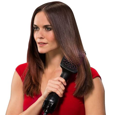 Hot Air Brush Negative Ion Hair Straightening Brush Electric Curler Multi Function Infrared Hot