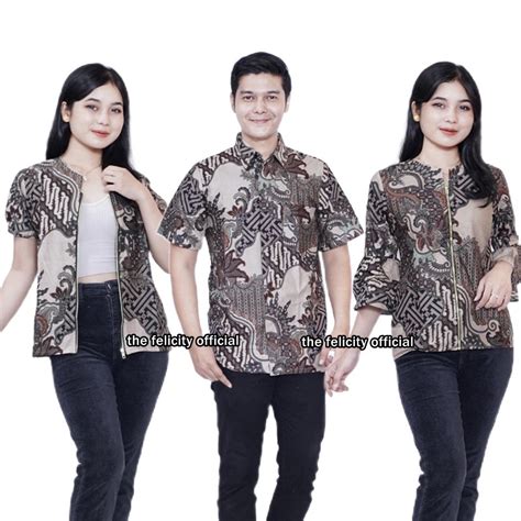 Jual Felicitybatik Atasan Batik In Blouse Outer Bolero Wanita