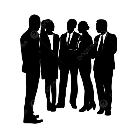 Group Of Men Silhouette Png Free Icon Group Of Three Men Standing