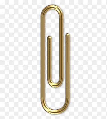 Timeless 75 PaperClip BUNDLE, gold paper clip, png | PNGEgg