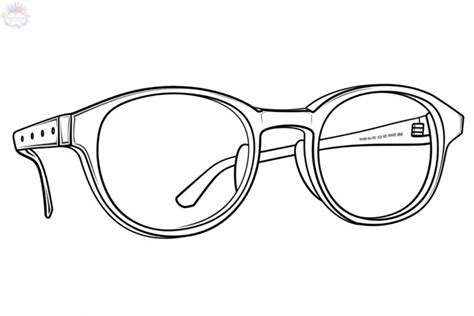 Desenho De Óculos Para Colorir - Óculos Para Colorir + De 70 Desenhos para Imprimir e Pintar