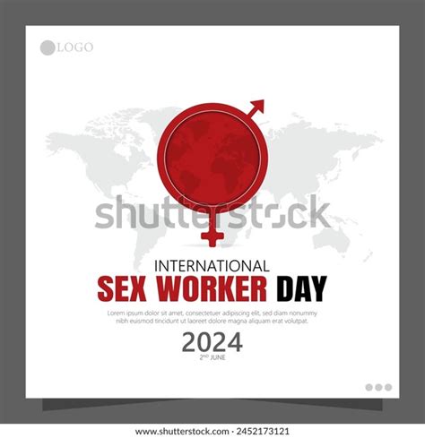 International Sex Workers Day Dedicated Advocating Stock Vector