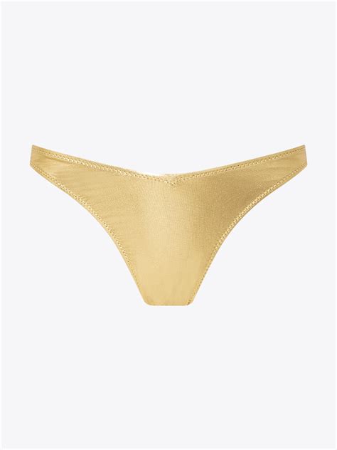 Light Gold Rengi Tek Omuz Bikini Takımı Gold Rivus