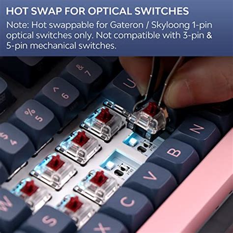 Epomaker Skyloong Gk Lite Gasket Like Mount Wired Hot Swappable Programmable Keyboard With A