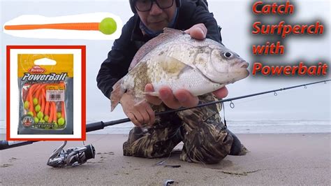 How To Setup Powerbait To Catch Surf Perch Oregon Surf Fishing Youtube